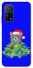 Чехол Новорічний котик для Xiaomi Mi 10T