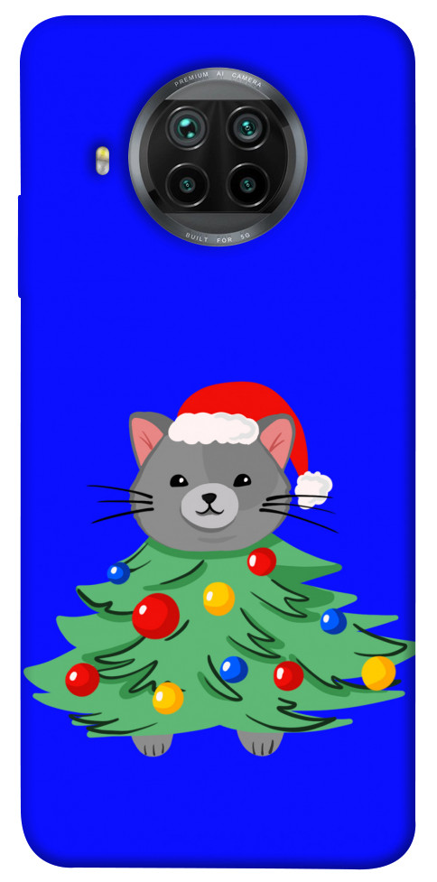Чохол Новорічний котик для Xiaomi Mi 10T Lite