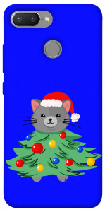 Чохол Новорічний котик для Xiaomi Redmi 6