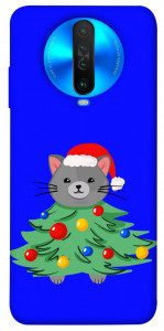 Чохол Новорічний котик для Xiaomi Poco X2