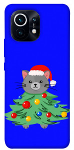 Чехол Новорічний котик для Xiaomi Mi 11