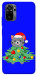 Чохол Новорічний котик для Xiaomi Redmi Note 10