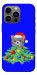 Чохол Новорічний котик для iPhone 13 Pro