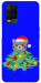 Чехол Новорічний котик для Oppo A54 4G