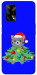 Чохол Новорічний котик для Oppo A74 4G
