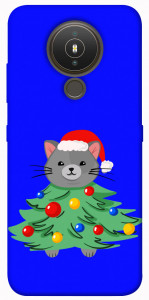 Чохол Новорічний котик для Nokia 1.4