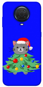 Чохол Новорічний котик для Nokia 6.3