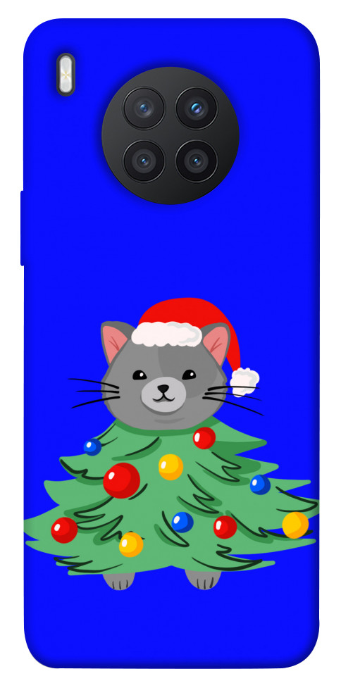 Чехол Новорічний котик для Huawei nova 8i