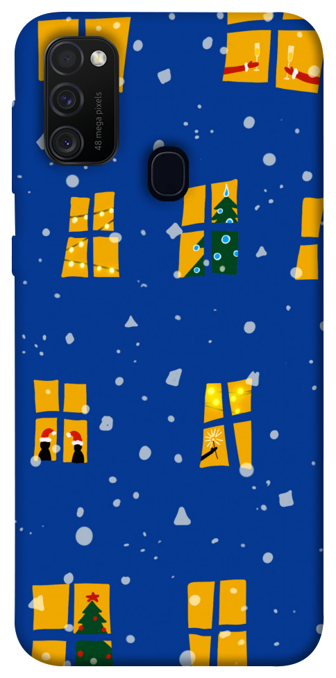

Чехол Різдвяний вечір для Samsung Galaxy M21 1449644