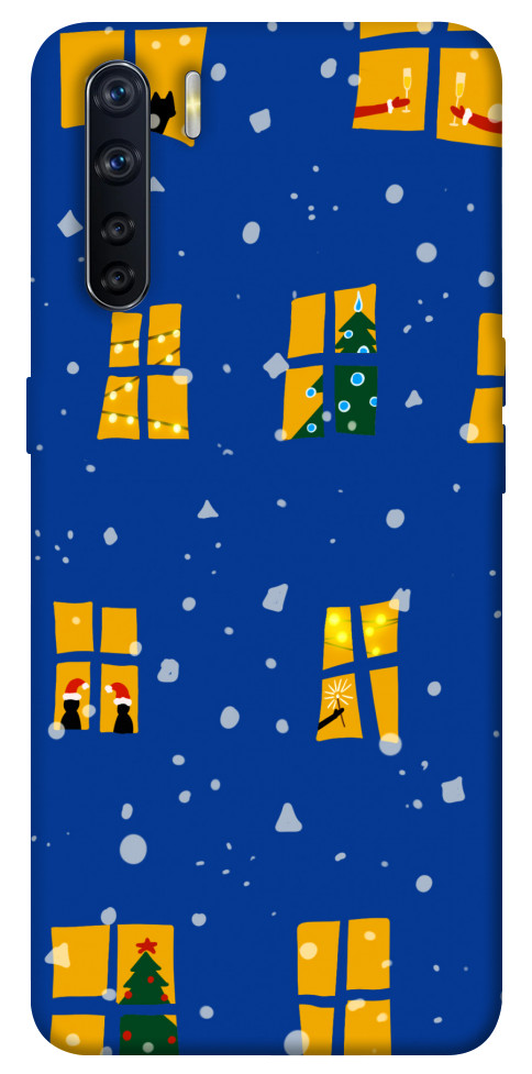 

Чехол Різдвяний вечір для Oppo A91 1449664
