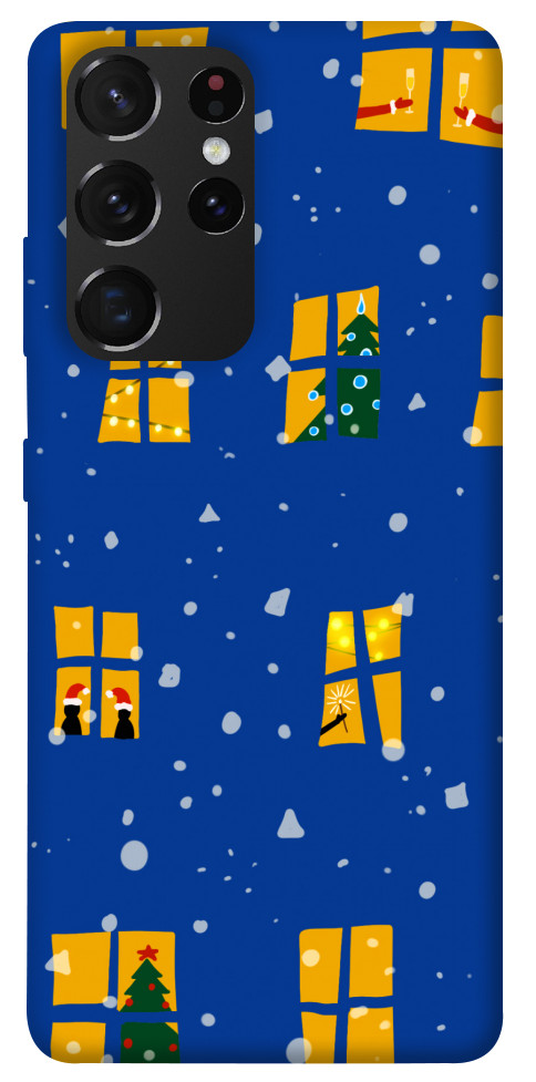 

Чехол Різдвяний вечір для Galaxy S21 Ultra 1449677