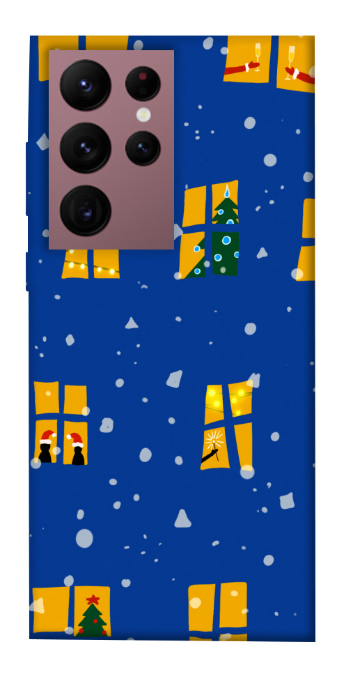 

Чохол Різдвяний вечір для Galaxy S22 Ultra 1449722