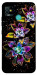 Чохол Flowers on black для TECNO Pop 5