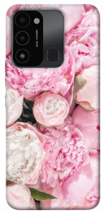 Чехол Pink peonies для TECNO Spark 8C