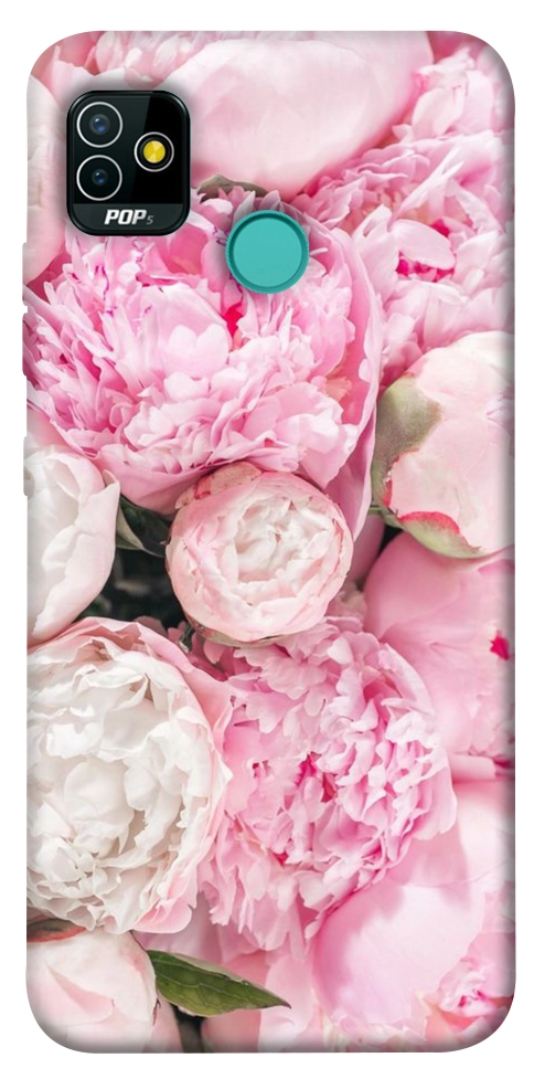 Чехол Pink peonies для TECNO Pop 5