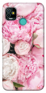 Чохол Pink peonies для TECNO Pop 5