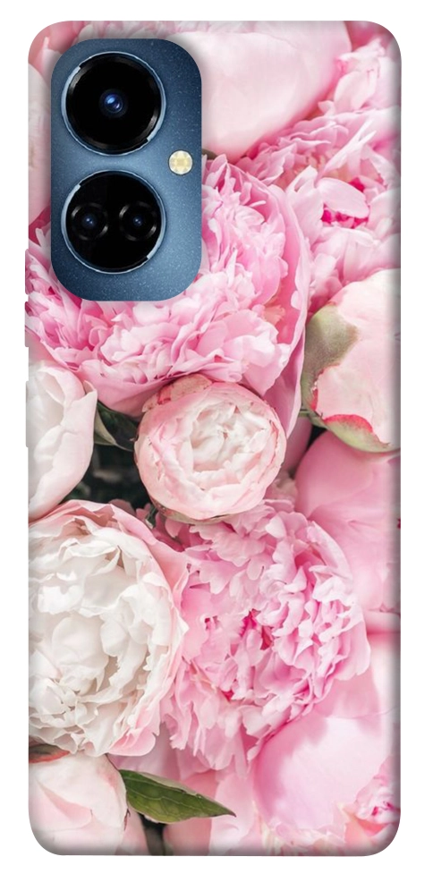 Чохол Pink peonies для TECNO Camon 19 (CI6n)