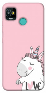 Чохол Unicorn love для TECNO Pop 5