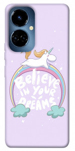 Чохол Believe in your dreams unicorn для TECNO Camon 19 (CI6n)