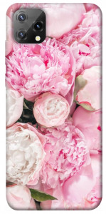 Чехол Pink peonies для Blackview A55