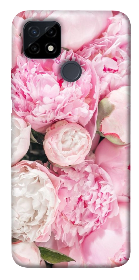 Чехол Pink peonies для Realme C25Y