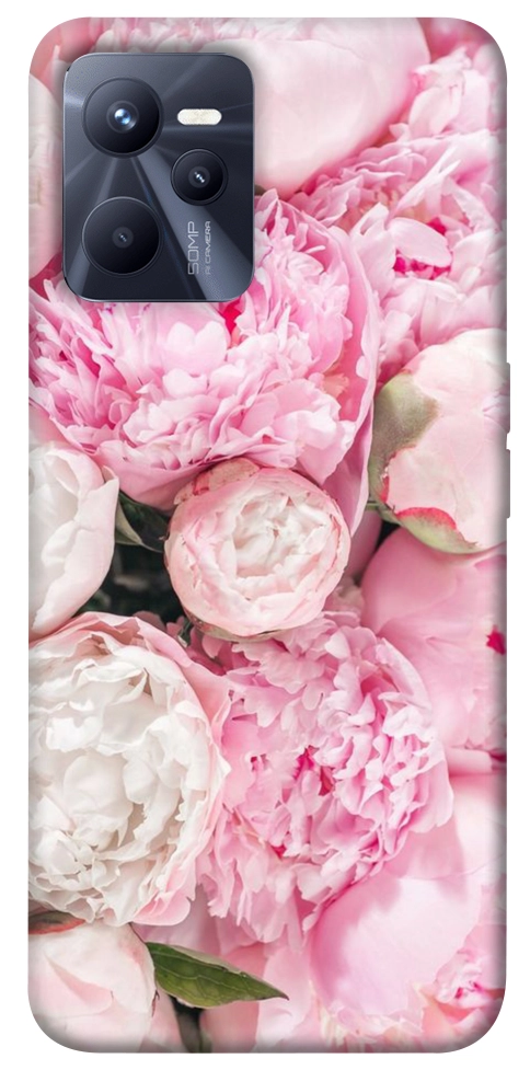 Чохол Pink peonies для Realme C35