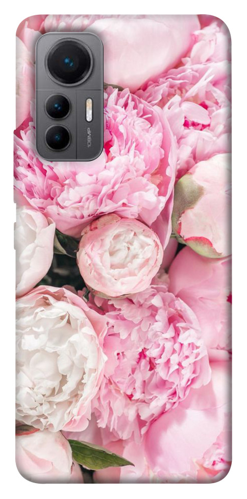 Чохол Pink peonies для Xiaomi 12 Lite