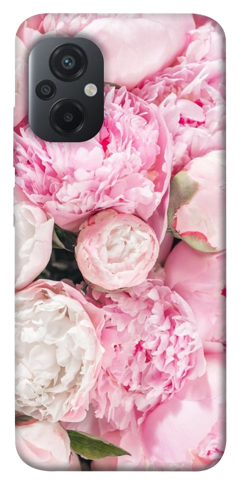 Чохол Pink peonies для Xiaomi Poco M5