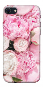 Чохол Pink peonies для iPhone SE (2022)