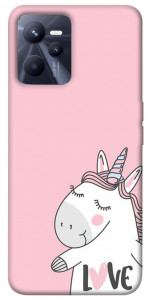 Чехол Unicorn love для Realme C35