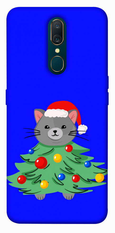 

Чехол Новорічний котик для OPPO A9 1452784