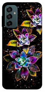 Чехол Flowers on black для Galaxy M13 4G