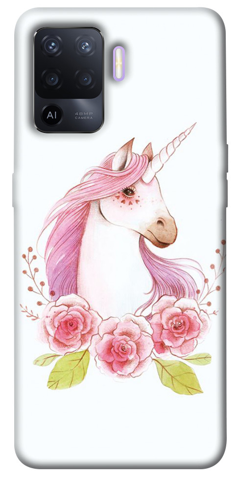 

Чехол Единорог с цветами для Oppo A94 1454670