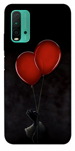 Чехол Красные шары для Xiaomi Redmi Note 9 4G