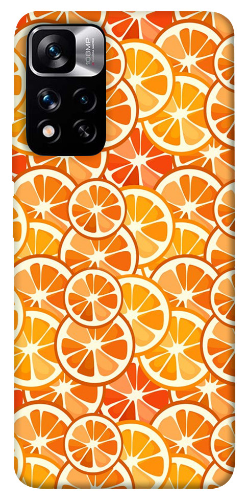 

Чехол Мандариновый паттерн для Xiaomi Redmi Note 11 5G 1455752