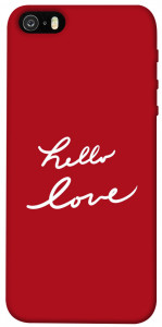 Чохол Hello love для iPhone 5