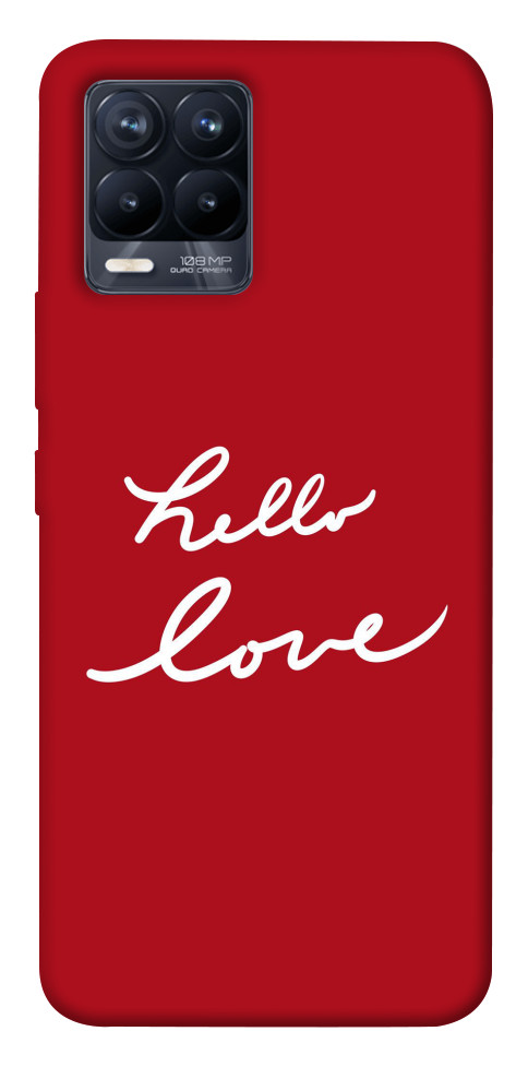 Чохол Hello love для Realme 8