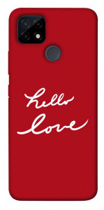 Чехол Hello love для Realme C21Y