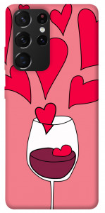 Чехол Бокал вина для Galaxy S21 Ultra