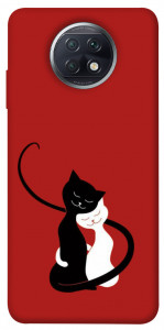 Чехол Влюбленные коты для Xiaomi Redmi Note 9T