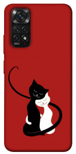 Чохол Закохані коти для Xiaomi Redmi Note 11S