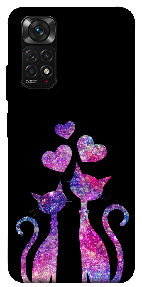 Чехол Космические коты для Xiaomi Redmi Note 11 (Global)