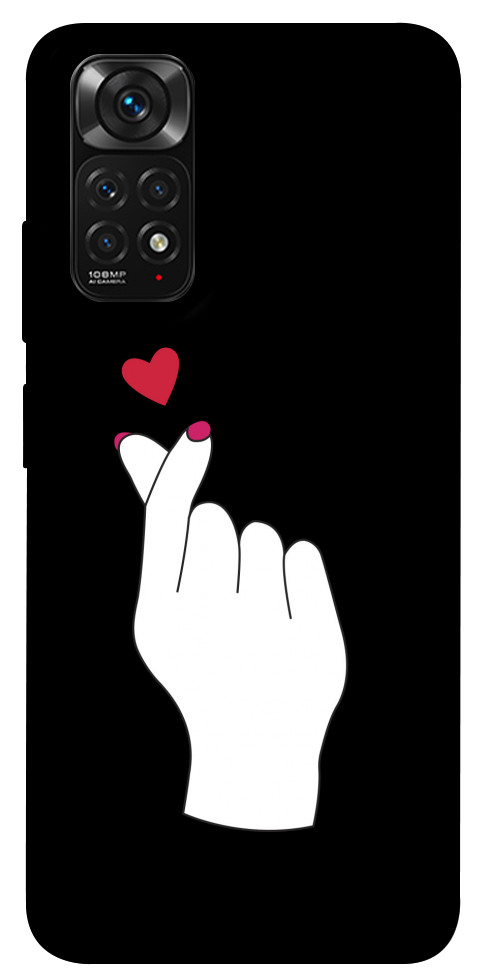 Чехол Сердце в руке для Xiaomi Redmi Note 11 (Global)