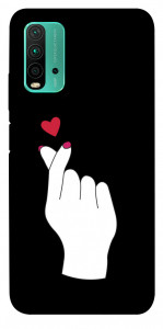 Чехол Сердце в руке для Xiaomi Redmi Note 9 4G