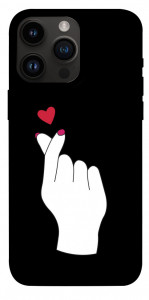 Чехол Сердце в руке для iPhone 14 Pro Max