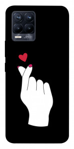 Чехол Сердце в руке для Realme 8