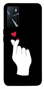 Чехол Сердце в руке для Oppo A16 4G