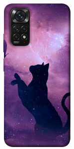 Чохол Кіт та метелик для Xiaomi Redmi Note 11S