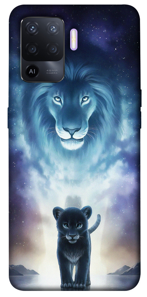 

Чехол Львы для Oppo A94 1457265