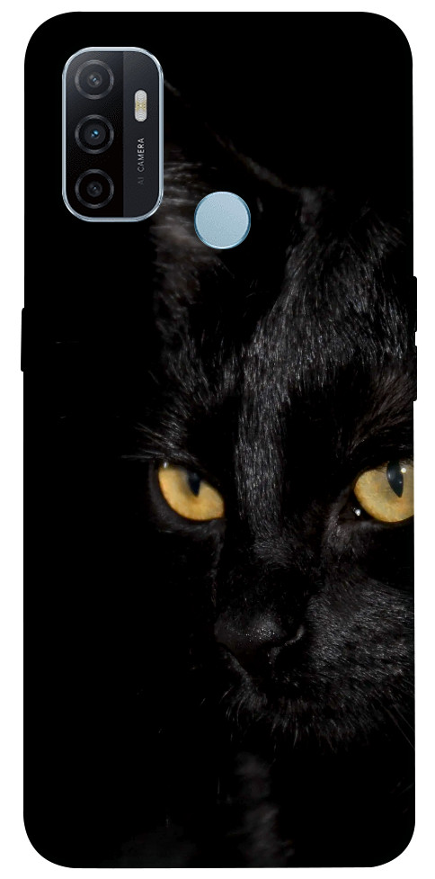 Чехол Черный кот для Oppo A32